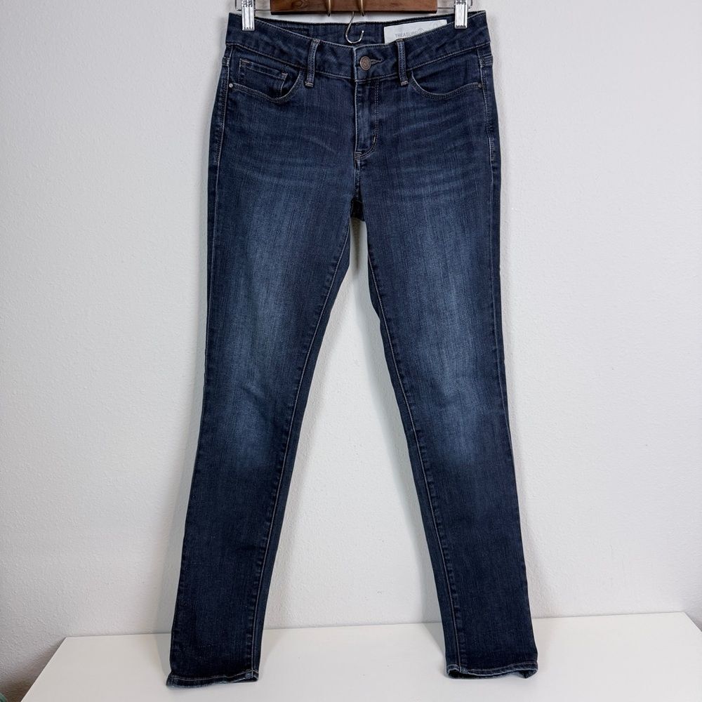 Treasure & Bond Dark Wash Skinny Jeans 27